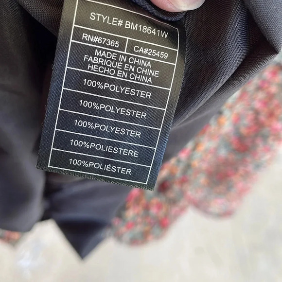 BB Dakota Steve Madden Floral Ruffled Maxi Sheer Sleeveless Dress - Picture 9 of 10